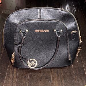 Michael Kors Black Leather Handbag